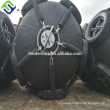 Marine Pneumatic Rubber Fender with Galvanized Chain and Tire Made in China